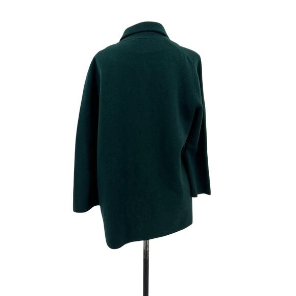 J. Crew Sophie Open-Front Sweater-Blazer Old Forest Green Merino Wool Size Small - Picture 10 of 15